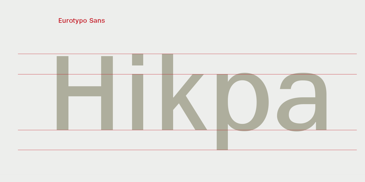 Eurotypo Sans